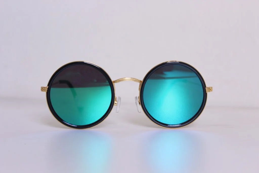 A picture of round sunglasses
